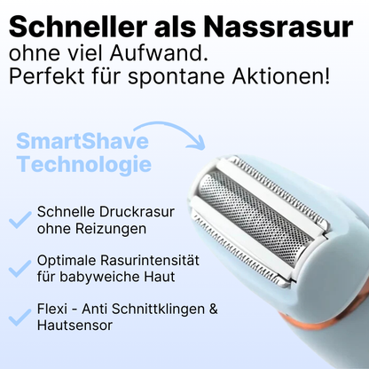 LadyGlow™ Pro - Nanorasierer für seidig glatte Haut in Sekunden