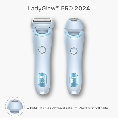 LadyGlow™ Pro - Nanorasierer für seidig glatte Haut in Sekunden