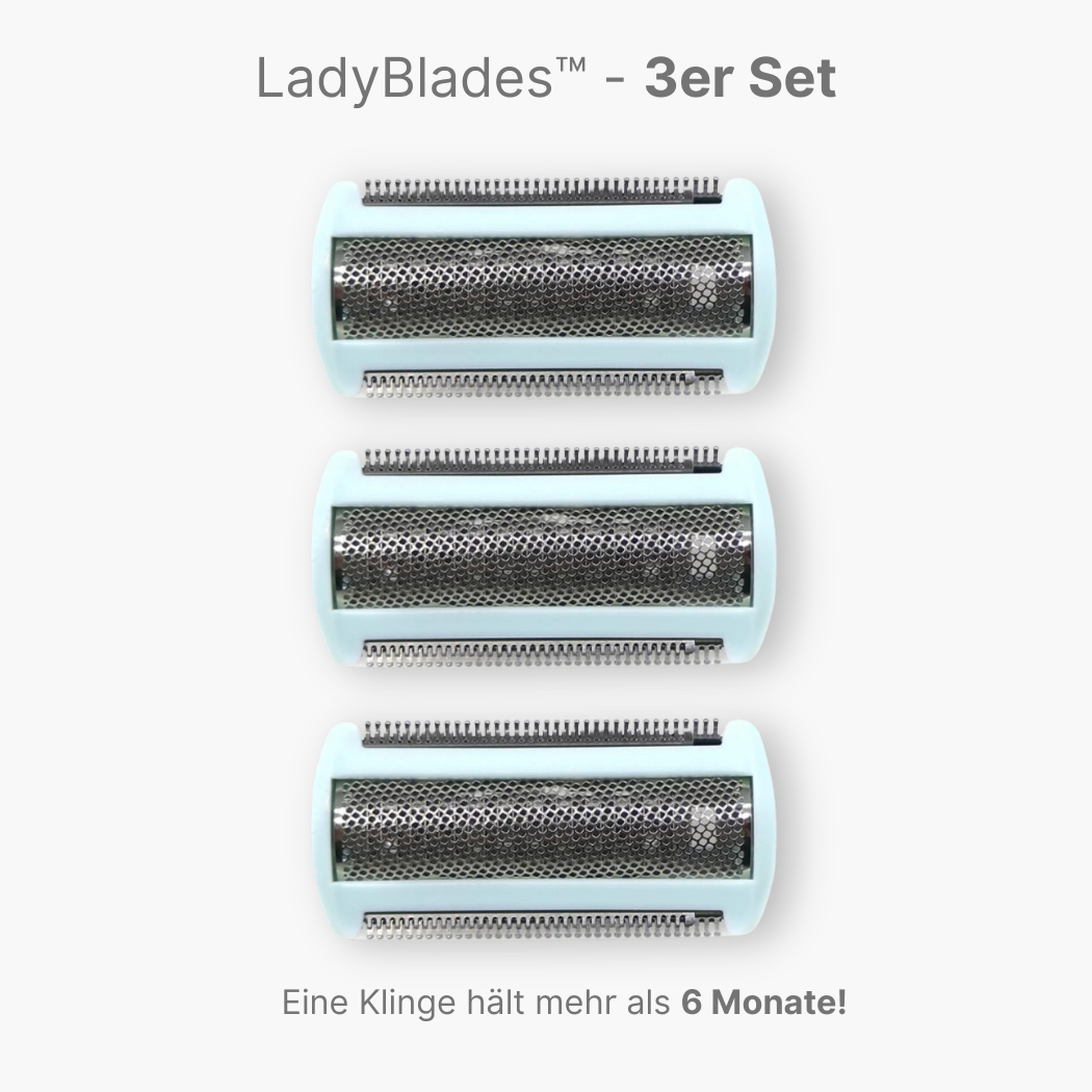 LadyBlades - 3er Set (Hält für 1,5 Jahre)