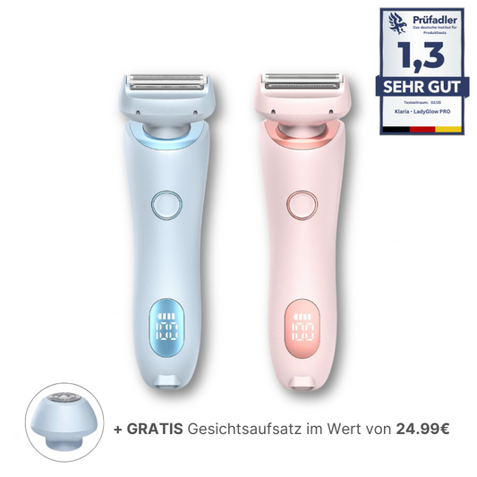 LadyGlow™ Pro - Nanorasierer für seidig glatte Haut in Sekunden