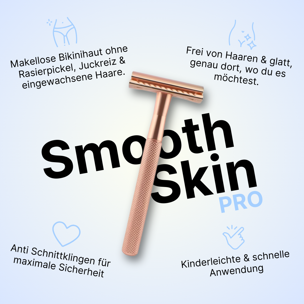 SmoothSkin™ Pro - Safety Rasierer für seidig glatte Haut in Sekunden