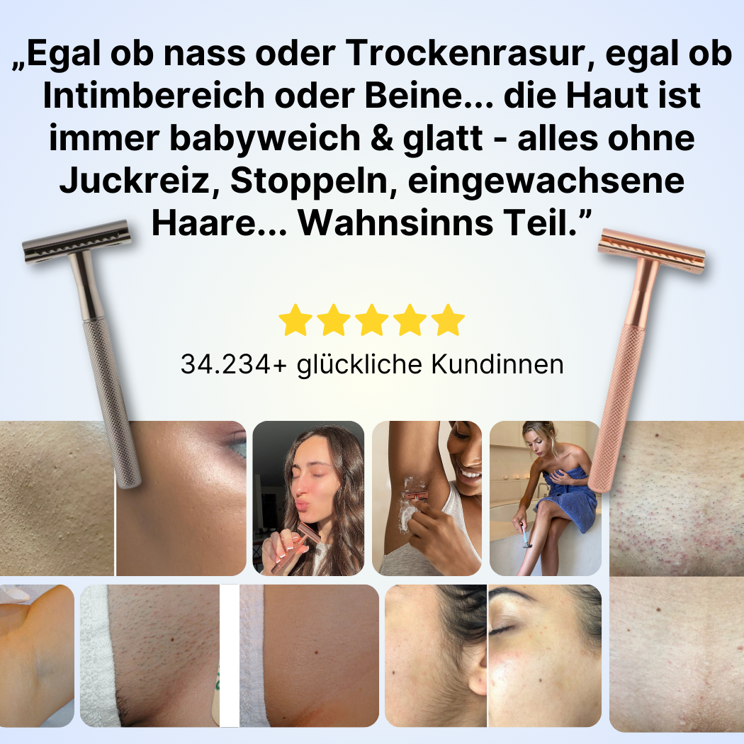 SmoothSkin™ Pro - Safety Rasierer für seidig glatte Haut in Sekunden